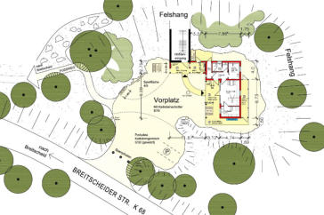 Grundriss + Freiflchenplan